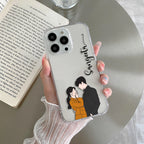 Couple Customize Transparent Silicon Case For Motorola Edge 50 Fusion 5G