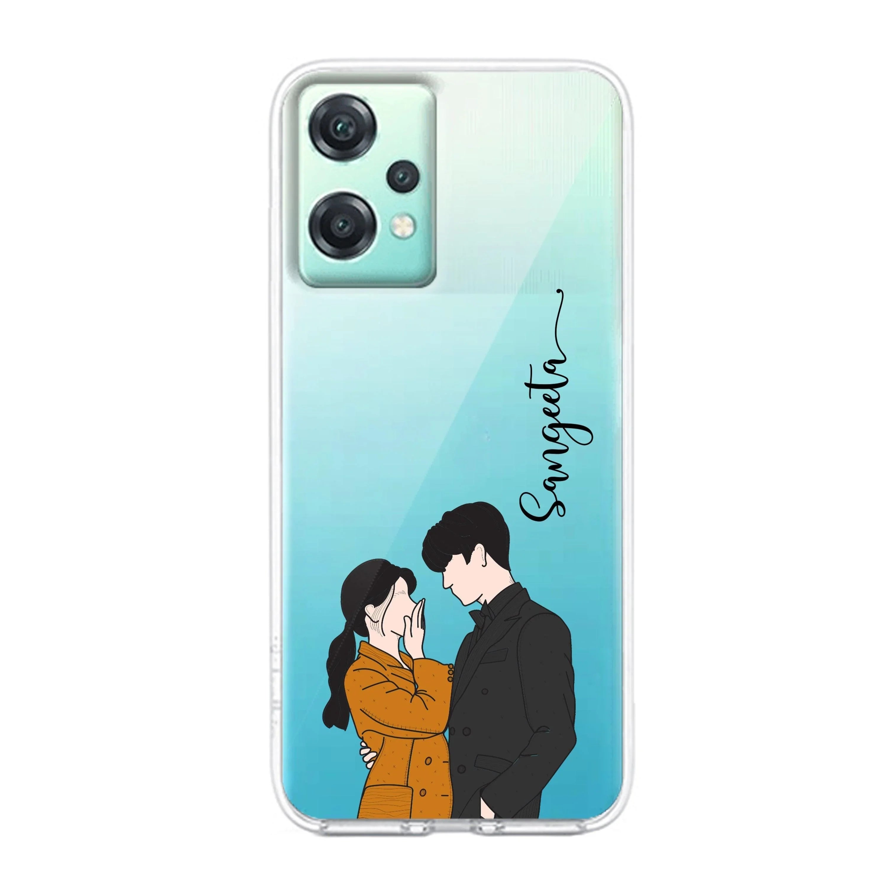 Couple Customize Transparent Silicon Case For OnePlus - ShopOnCliQ