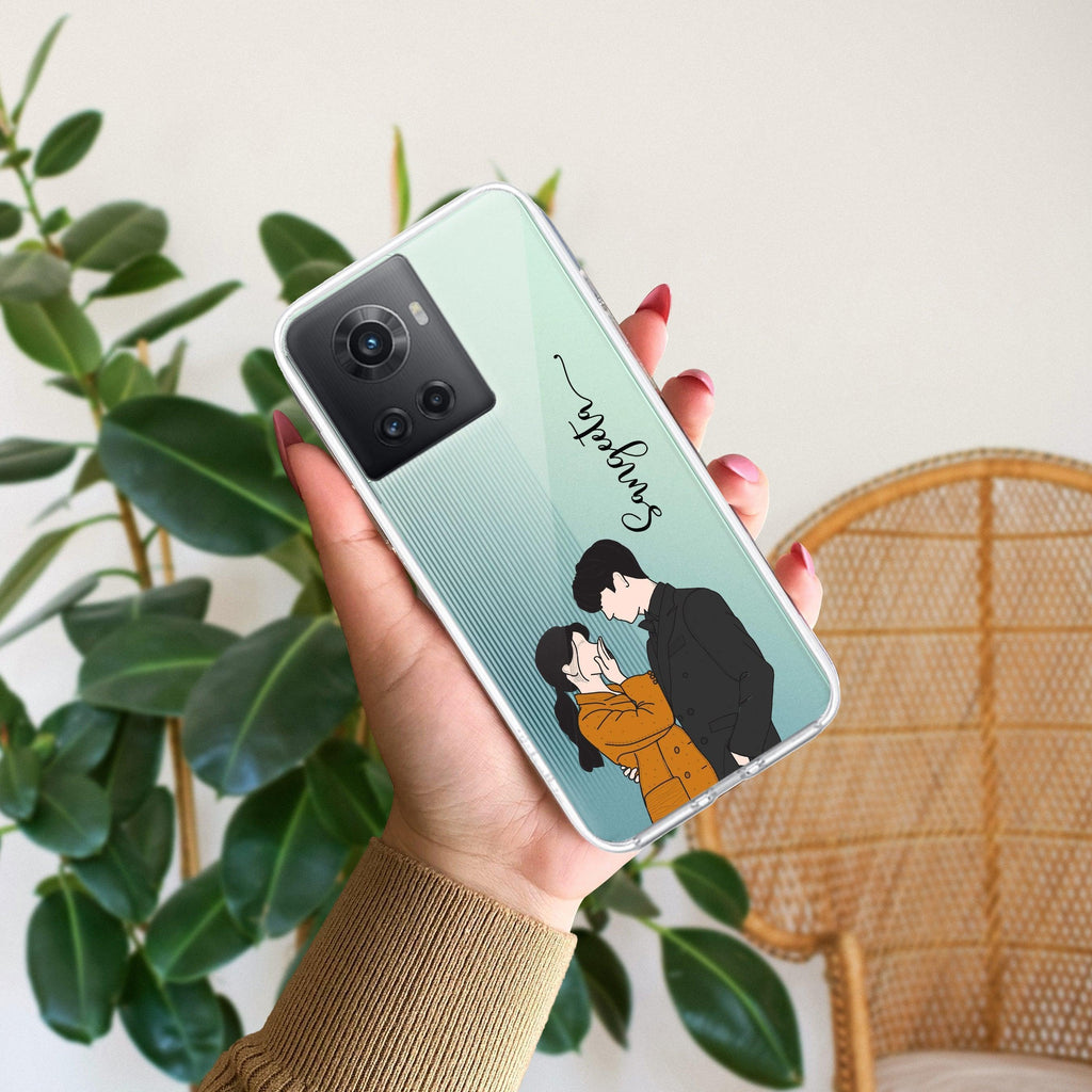 Couple Customize Anti Yellow Case For OnePlus 10R 5G
