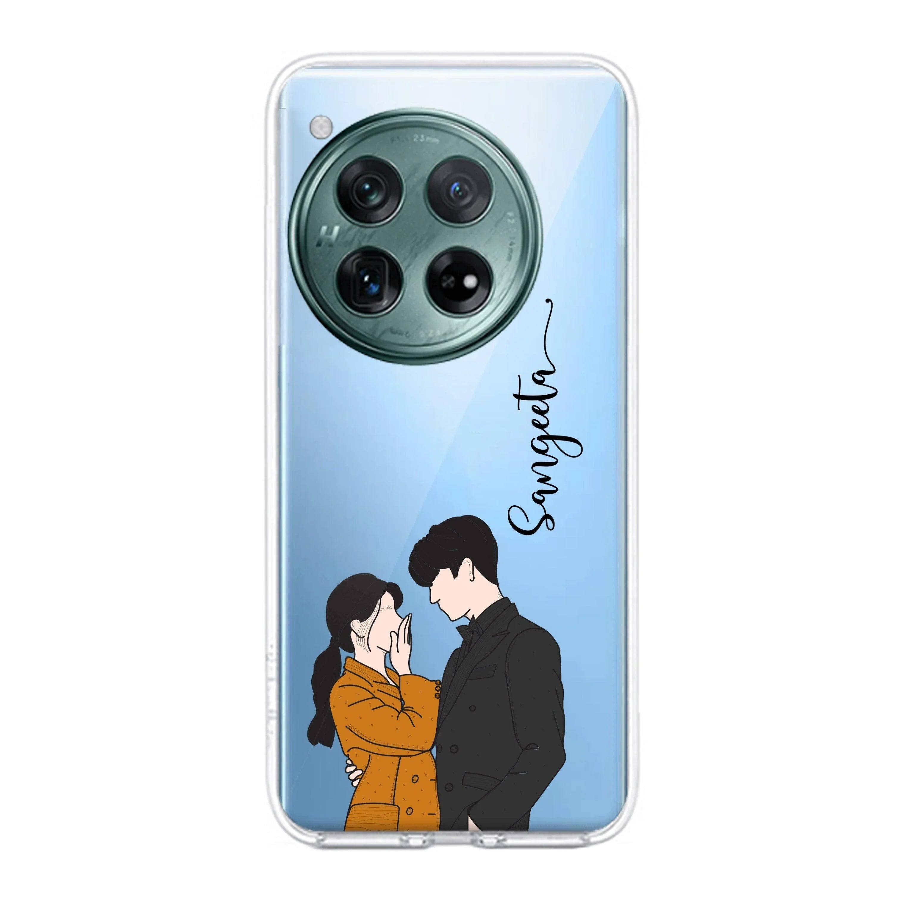 Couple Customize Transparent Silicon Case For OnePlus - ShopOnCliQ