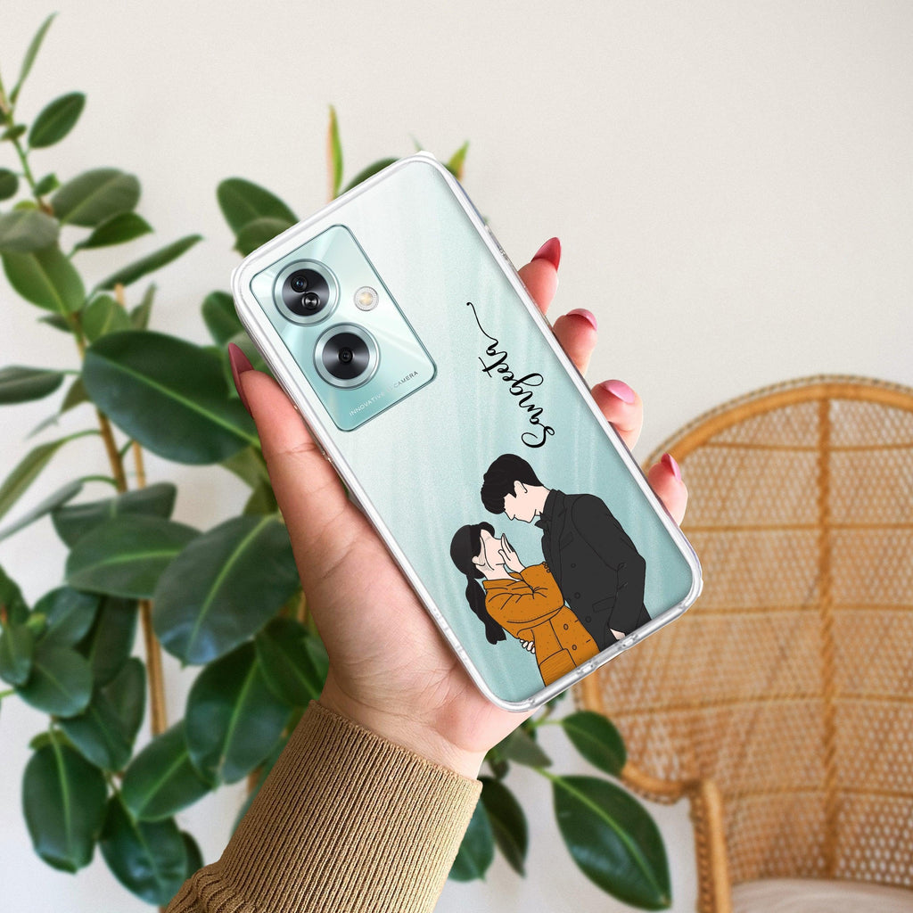 Couple Customize Anti Yellow Case For Oppo A79 5G