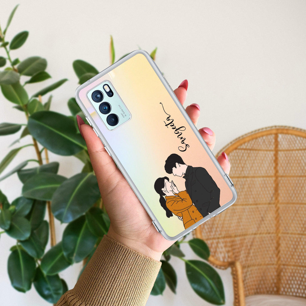 Couple Customize Anti Yellow Case For Oppo Reno 6 Pro 5G