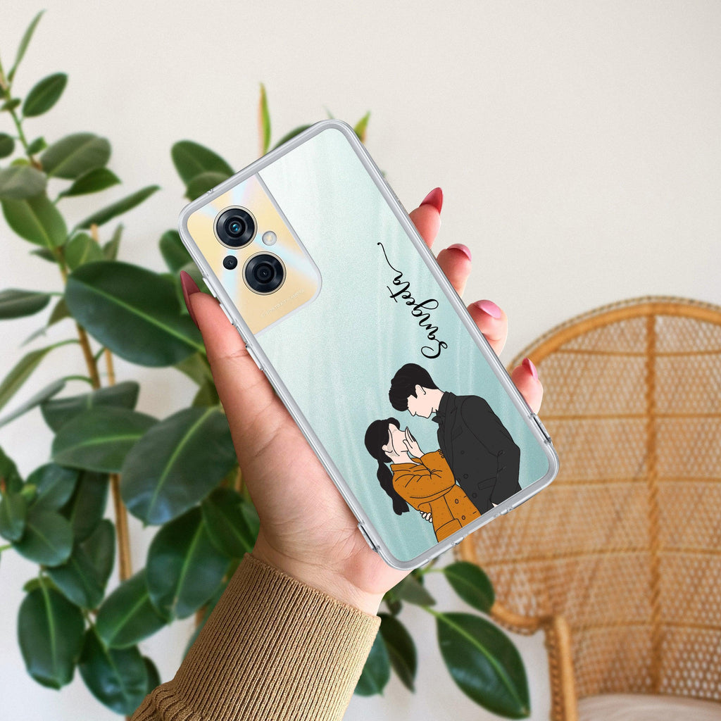 Couple Customize Anti Yellow Case For Oppo F21 Pro (5G)