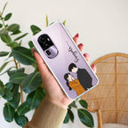 Couple Customize Transparent Silicon Case For Oppo Reno 10 5G