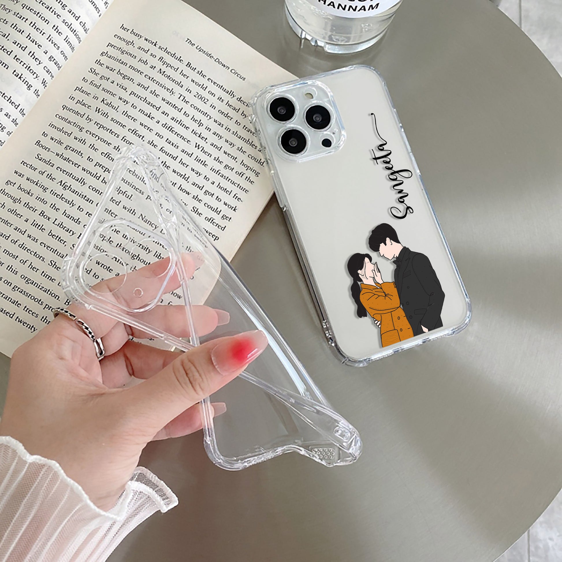 Couple Customize Transparent Silicon Case For Poco ShopOnCliQ