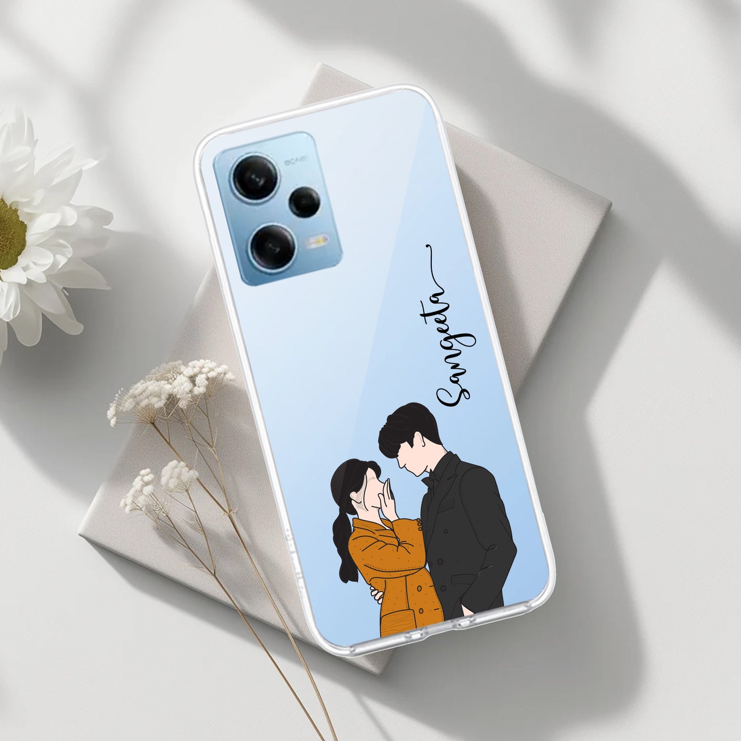 Couple Customize Transparent Silicon Case For Poco ShopOnCliQ