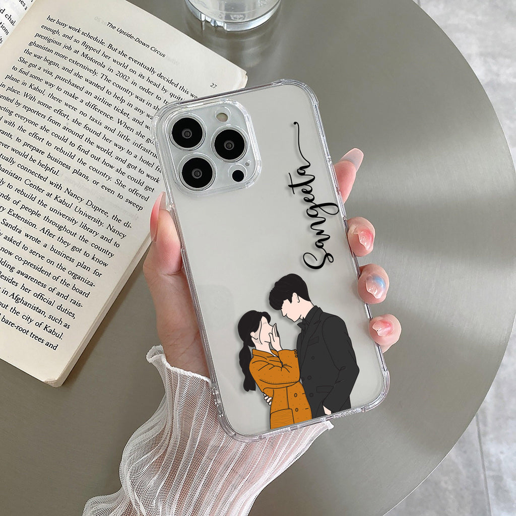 Couple Customize Transparent Silicon Case For Realme/Narzo - ShopOnCliQ