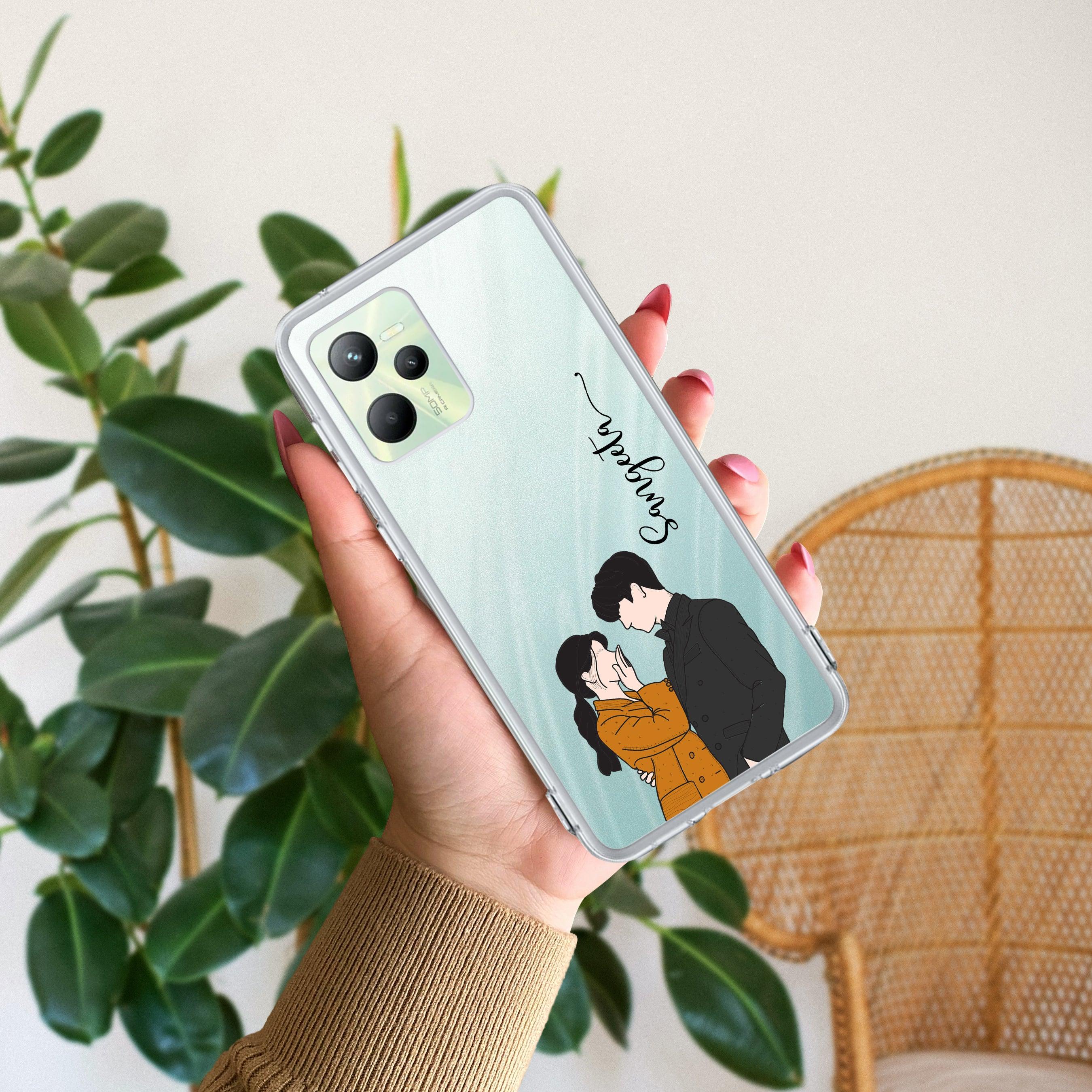 Couple Customize Transparent Silicon Case For Realme/Narzo - ShopOnCliQ