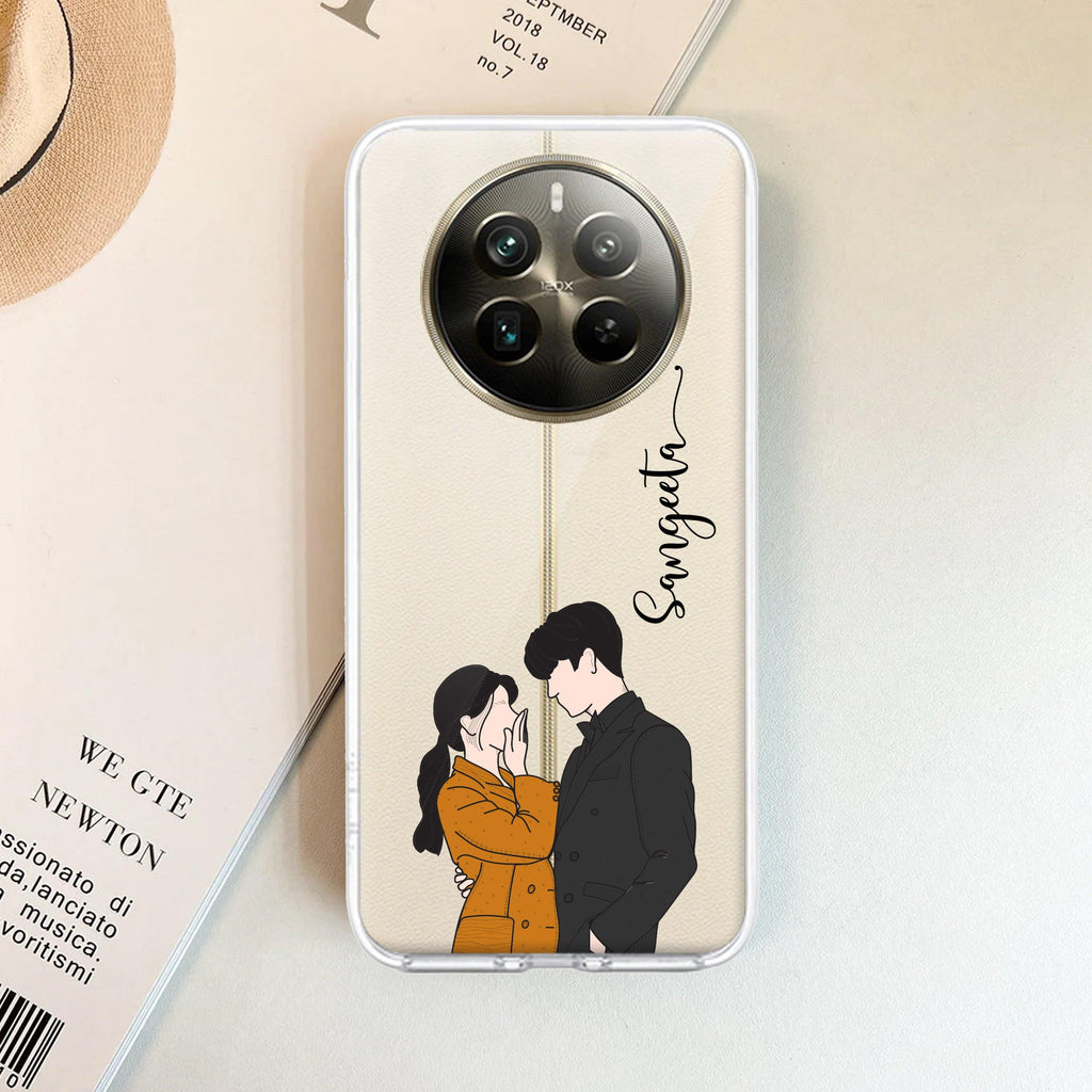 Couple Customize Transparent Silicon Case For Realme/Narzo - ShopOnCliQ