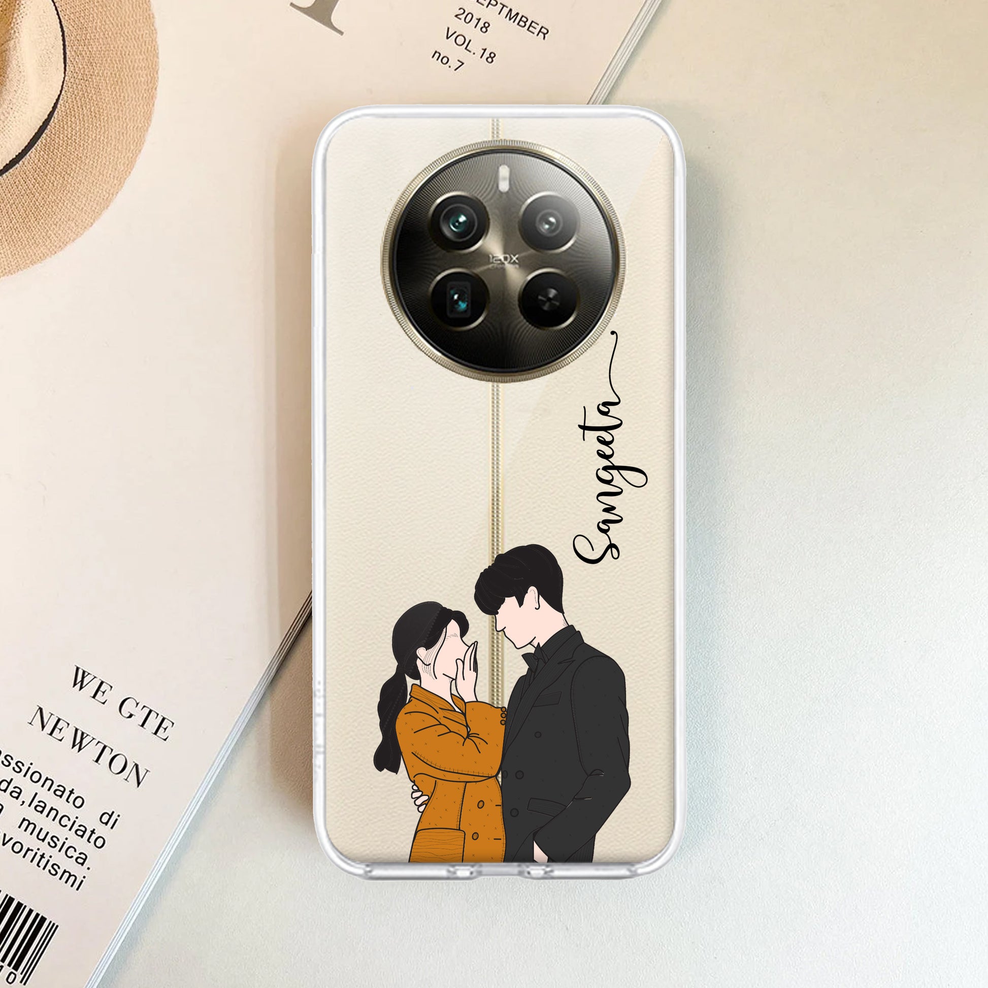 Couple Customize Transparent Silicon Case For Realme/Narzo ShopOnCliQ