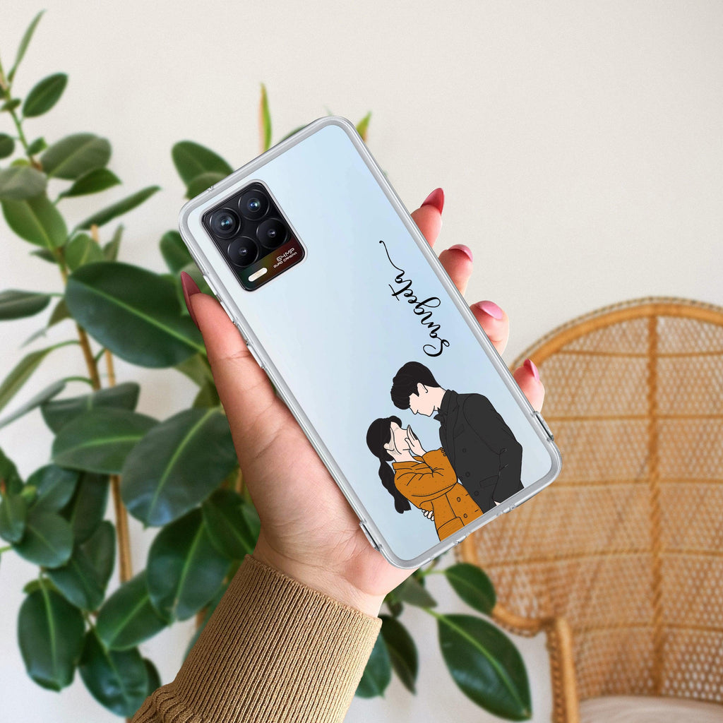 Couple Customize Transparent Silicon Case For Realme/Narzo - ShopOnCliQ