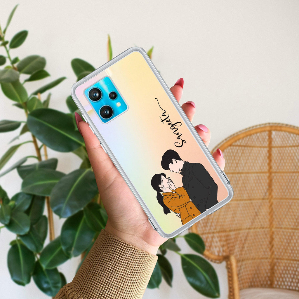 Couple Customize Transparent Silicon Case For Realme/Narzo - ShopOnCliQ
