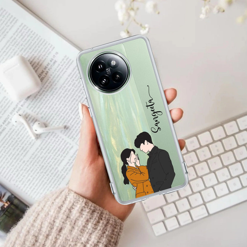 Couple Customize Transparent Silicon Case For Redmi Note 11 Pro / Redmi Note 11 Pro Plus 5G