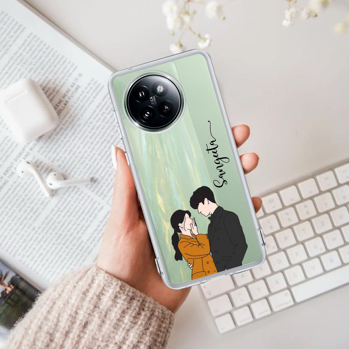 Couple Customize Transparent Silicon Case For Redmi/Xiaomi - ShopOnCliQ