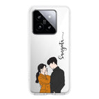 Couple Customize Transparent Silicon Case For Redmi Note 13 5G