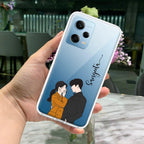 Couple Customize Transparent Silicon Case For Redmi Note 9 Pro / Redmi Note 9 Pro Max / Redmi Note 10 lite