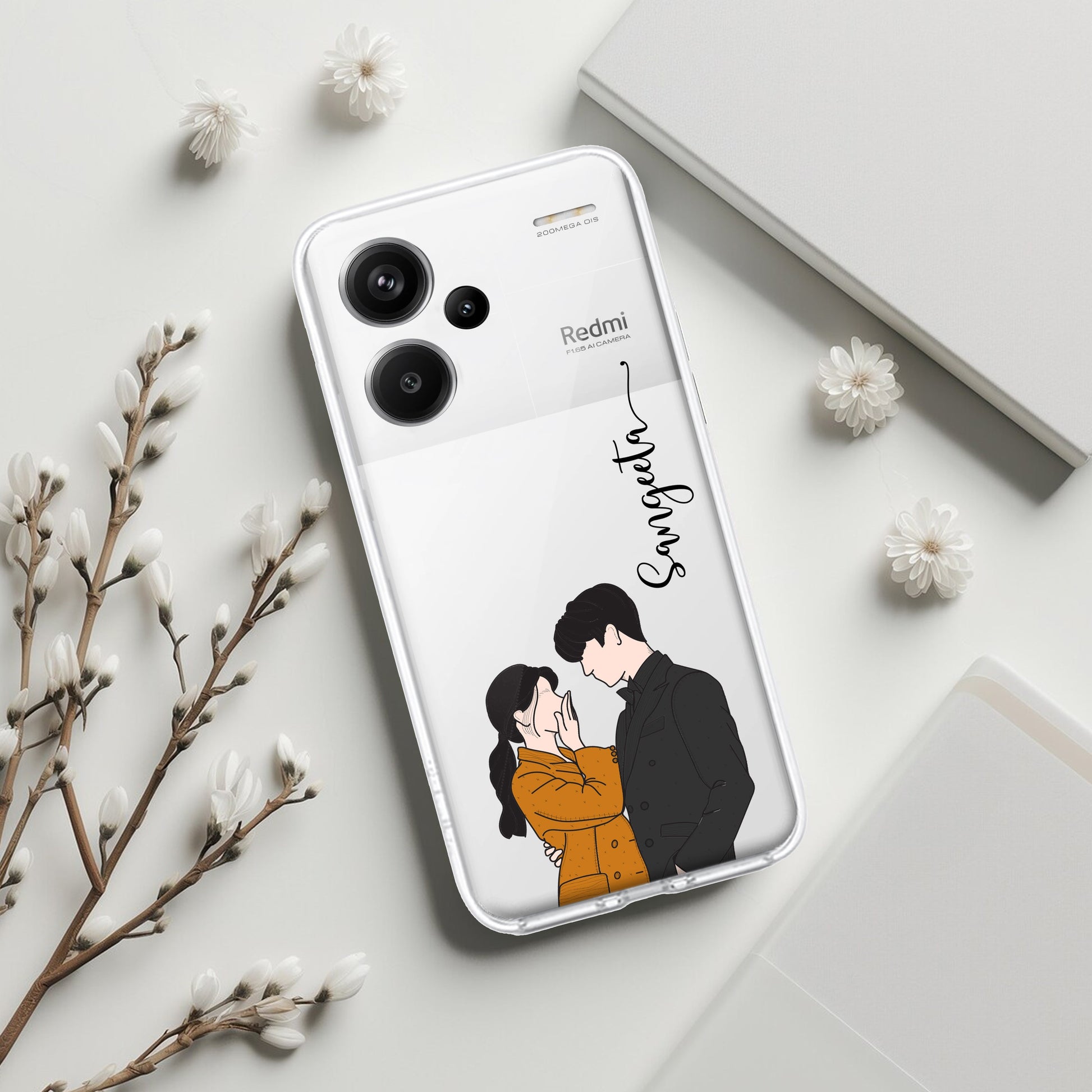 Couple Customize Transparent Silicon Case For Redmi/Xiaomi ShopOnCliQ