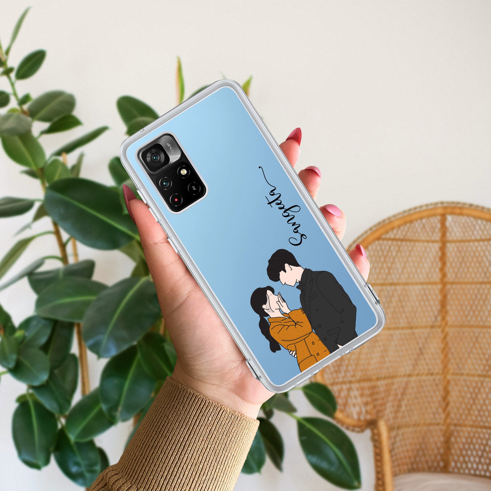 Couple Customize Transparent Silicon Case For Redmi/Xiaomi - ShopOnCliQ