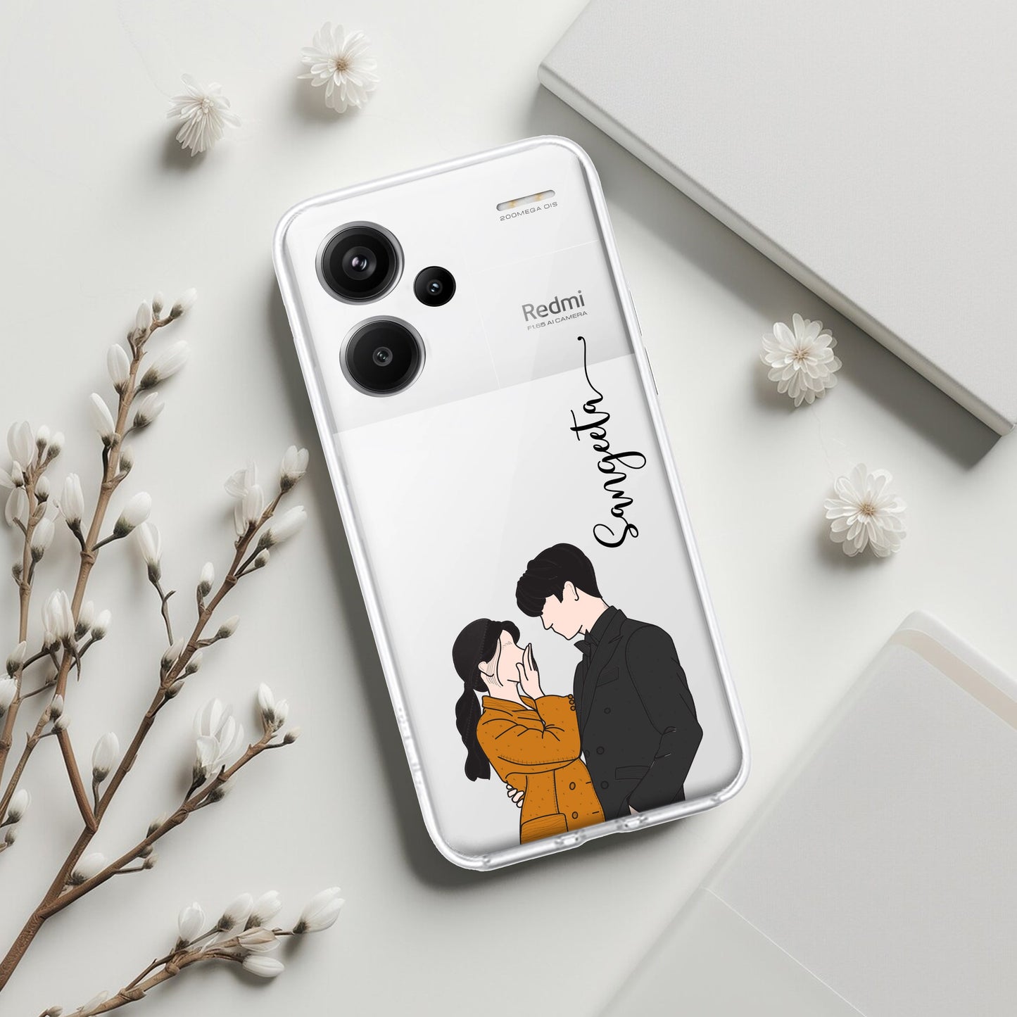 Couple Customize Transparent Silicon Case For Redmi/Xiaomi - ShopOnCliQ