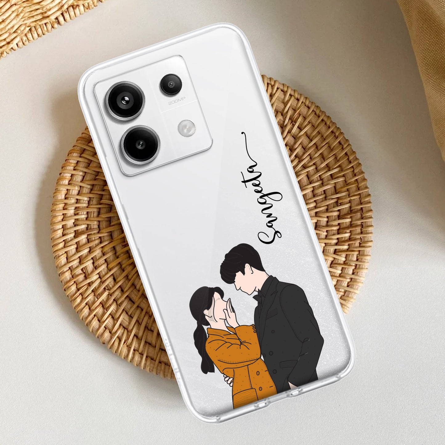 Couple Customize Transparent Silicon Case For Redmi/Xiaomi - ShopOnCliQ