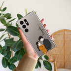 Couple Customize Anti Yellow Case For Samsung Galaxy S23 Ultra 5G