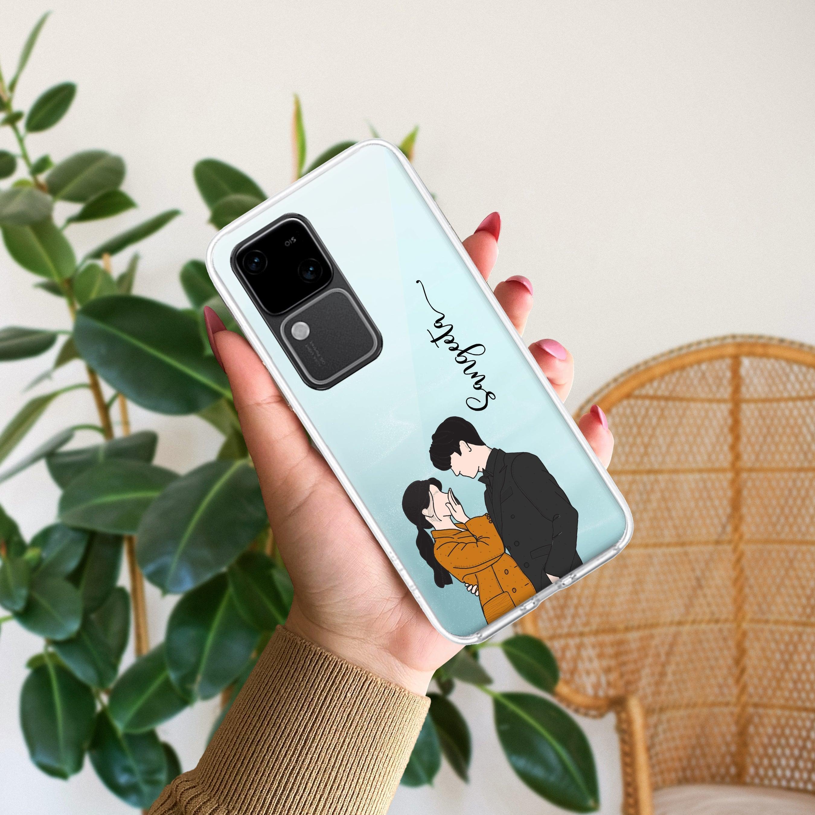 Couple Customize Transparent Silicon Case For Vivo - ShopOnCliQ