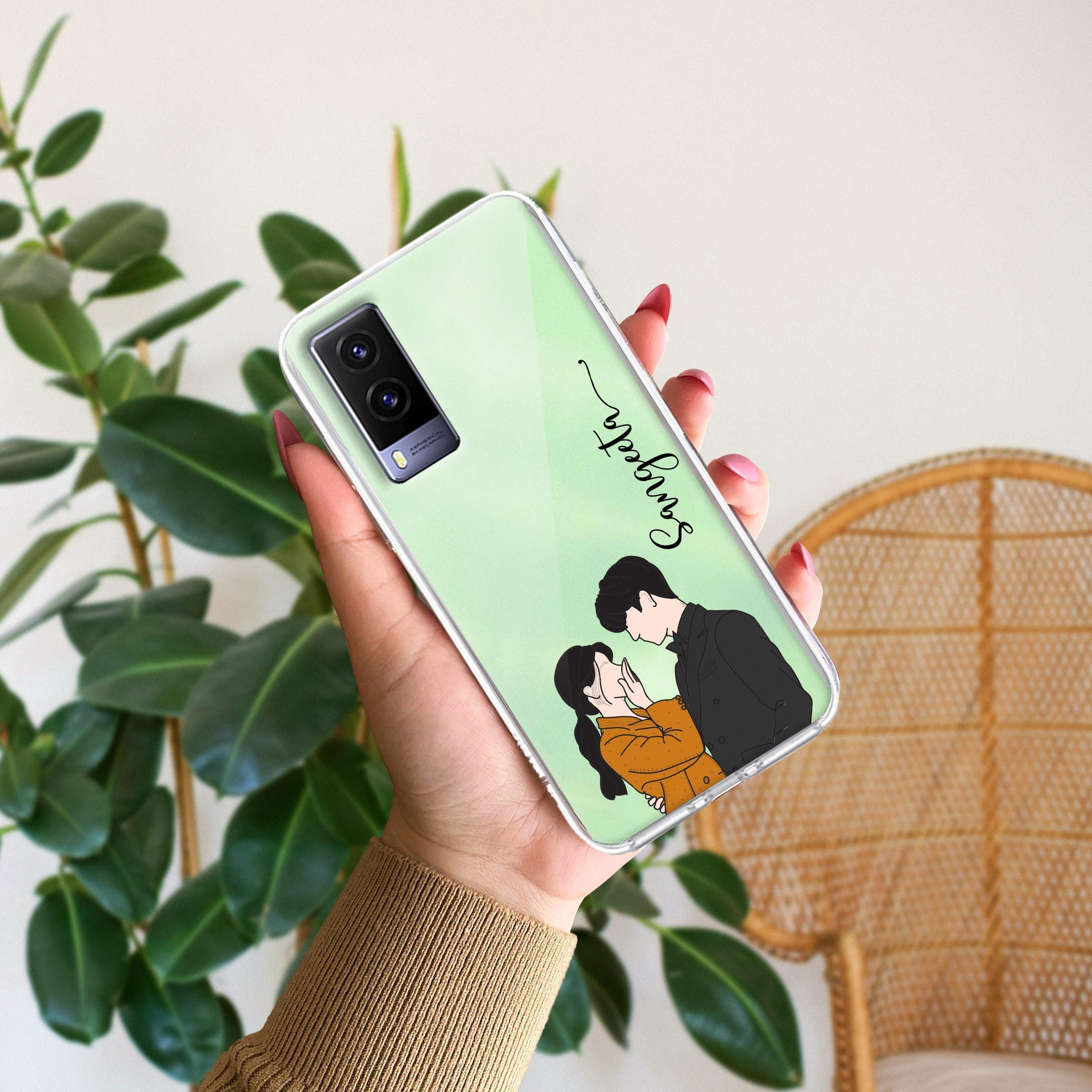 Couple Customize Transparent Silicon Case For Vivo - ShopOnCliQ