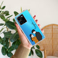 Couple Customize Transparent Silicon Case For Vivo Y35