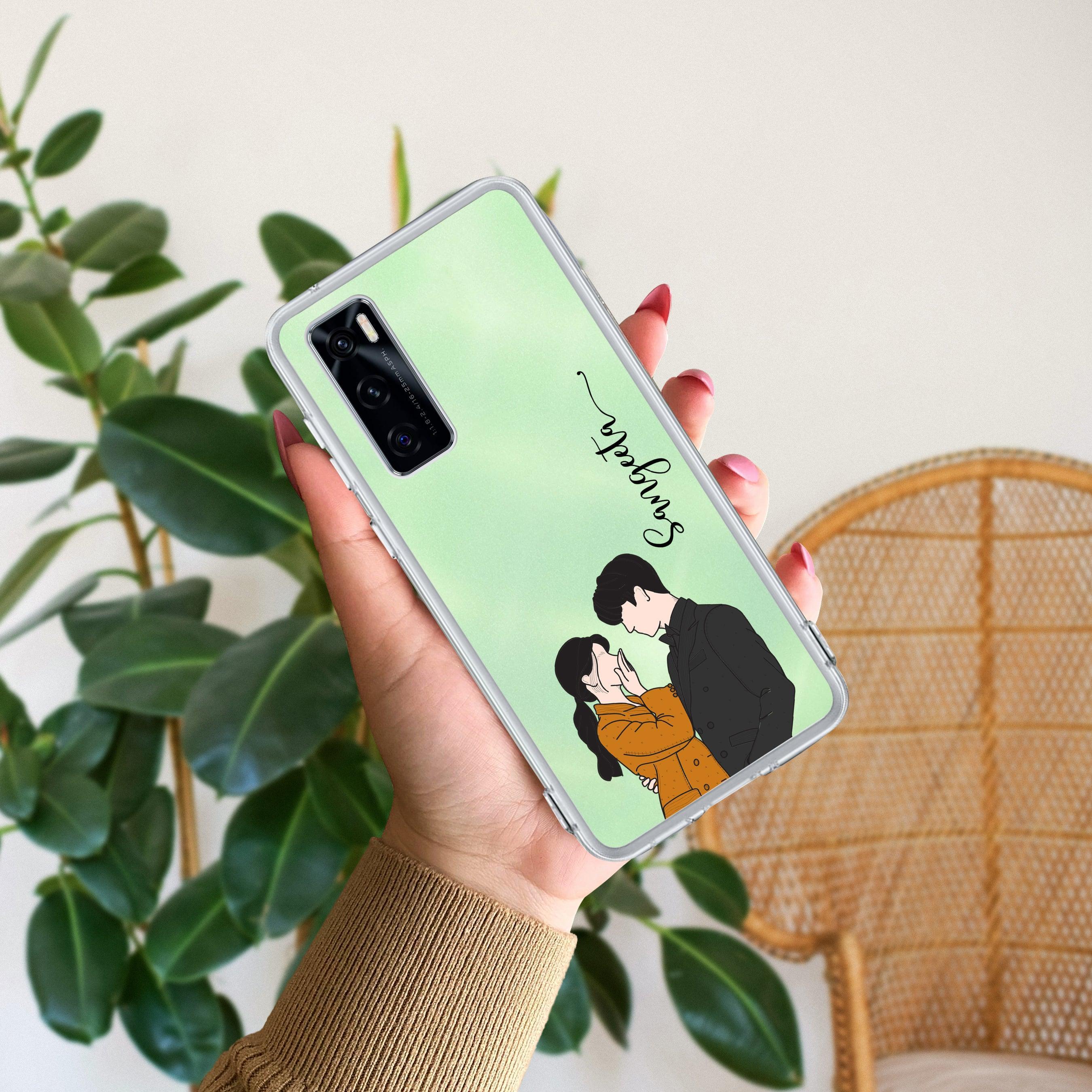 Couple Customize Transparent Silicon Case For Vivo - ShopOnCliQ