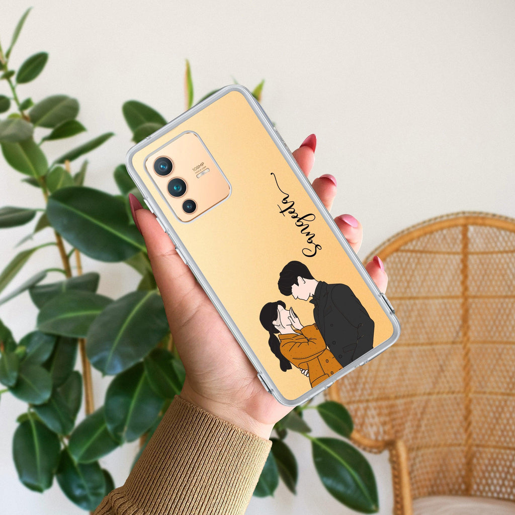 Couple Customize Transparent Silicon Case For Vivo V23 Pro 5G