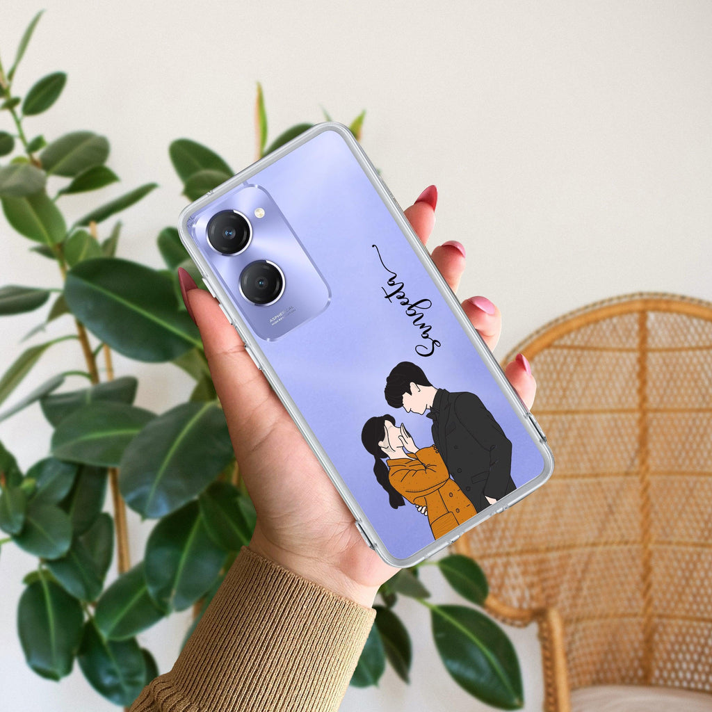 Couple Customize Anti Yellow Case For Vivo Y28s/ Y28e