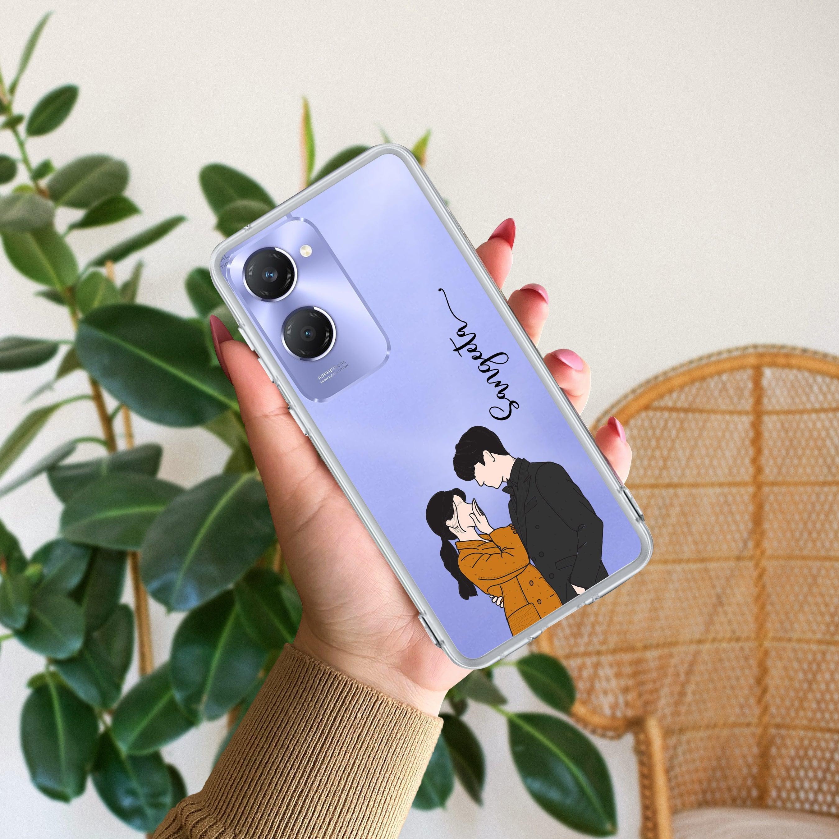 Couple Customize Transparent Silicon Case For Vivo - ShopOnCliQ