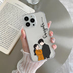 Couple Customize Transparent Silicon Case For iPhone 15 Pro Max