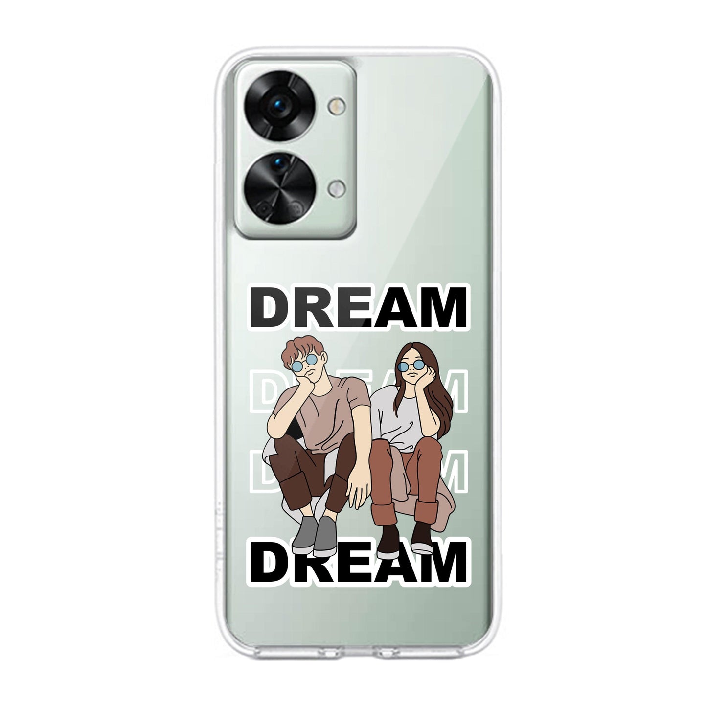 Couple Dream Transparent Silicon Case For OnePlus