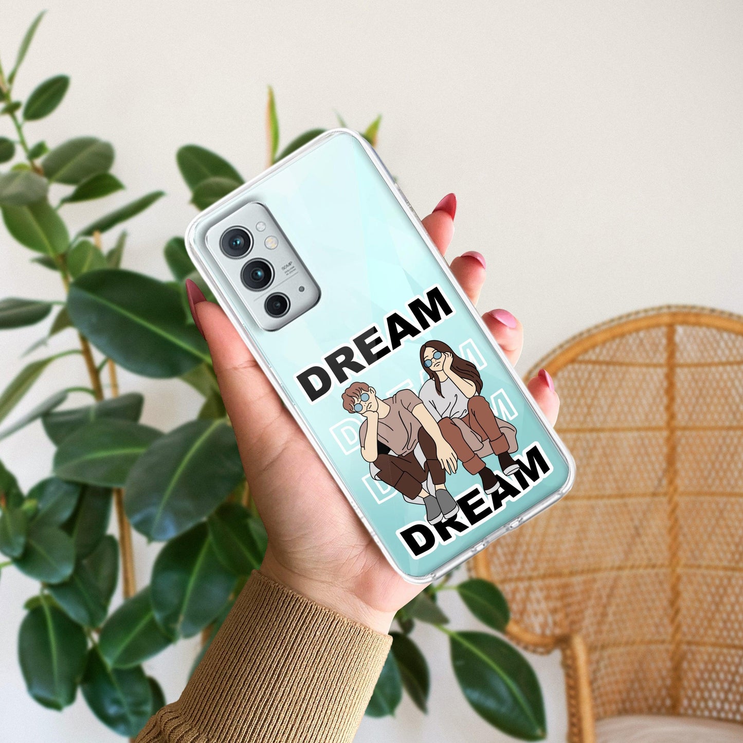 Couple Dream Transparent Silicon Case For OnePlus