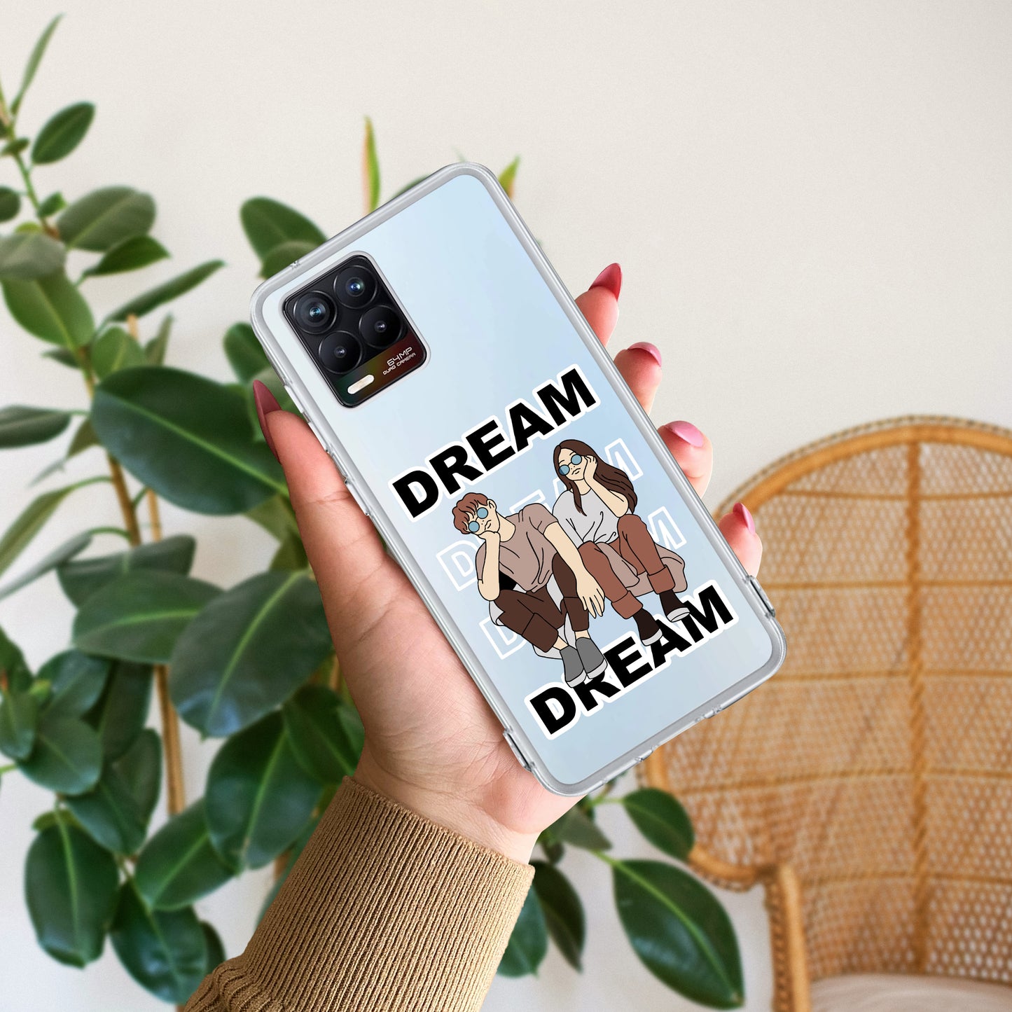 Couple Dream Customize Transparent Silicon Case For Realme/Narzo ShopOnCliQ