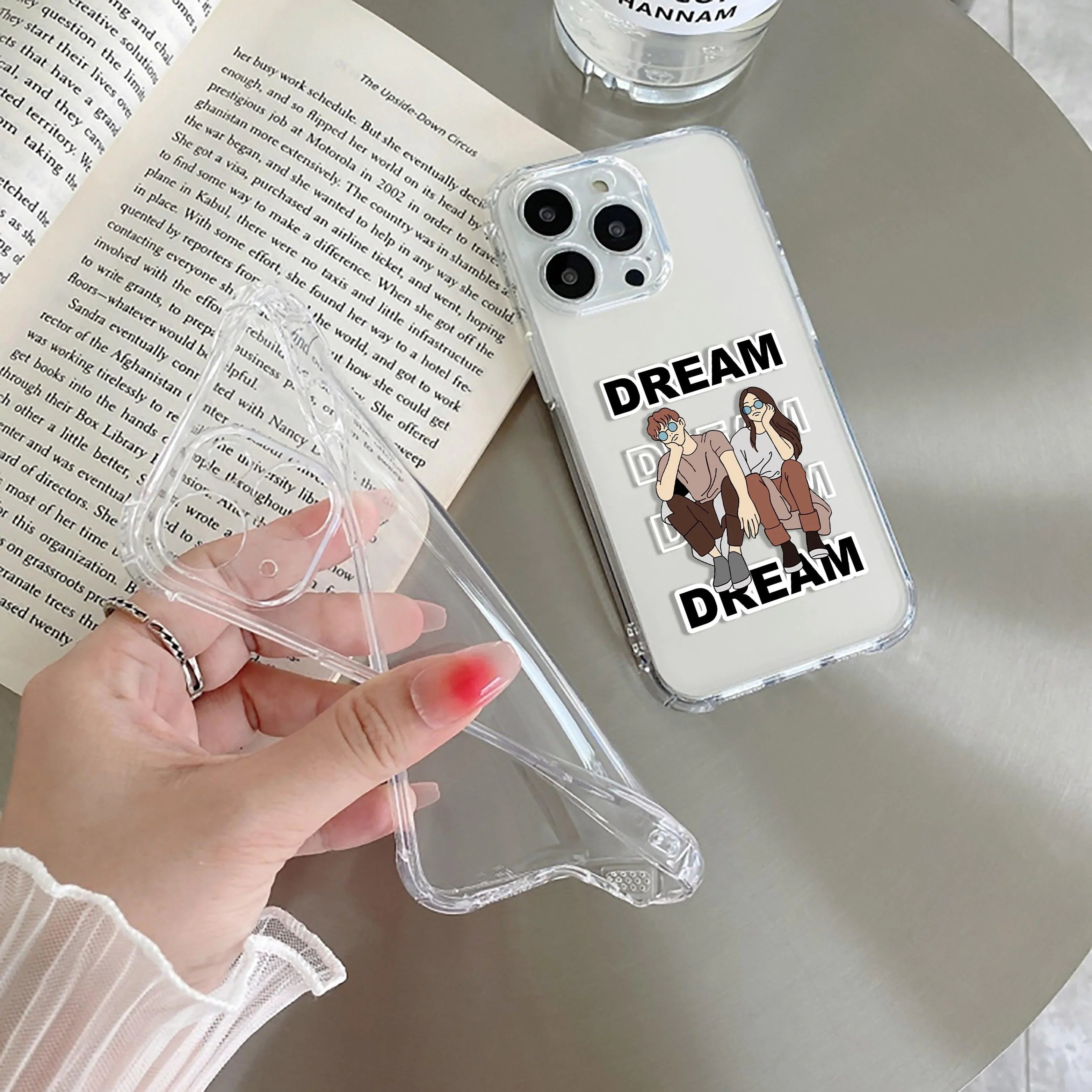 Couple Dream Transparent Silicon Case For Realme GT 6T 5G