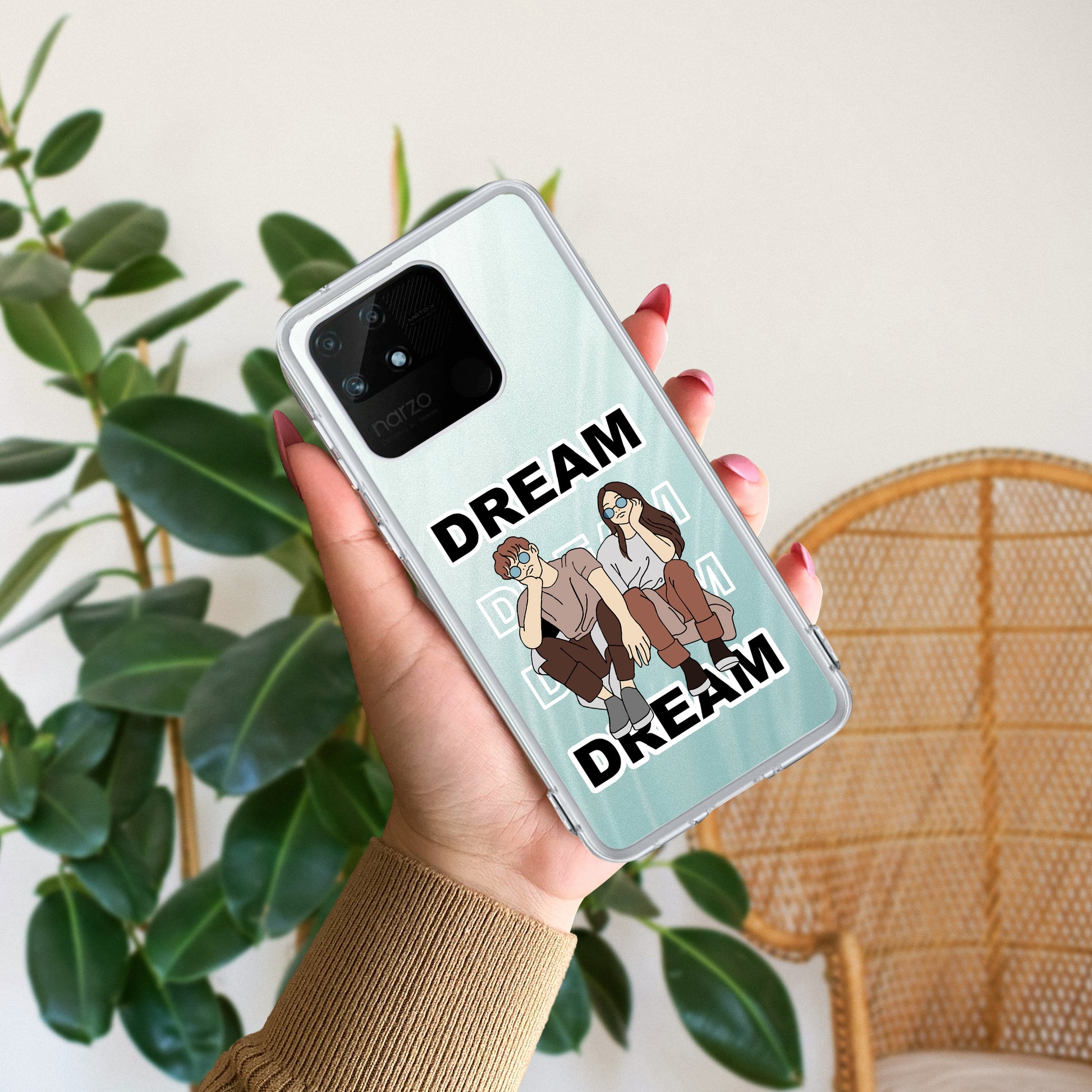 Couple Dream Customize Transparent Silicon Case For Realme/Narzo ShopOnCliQ