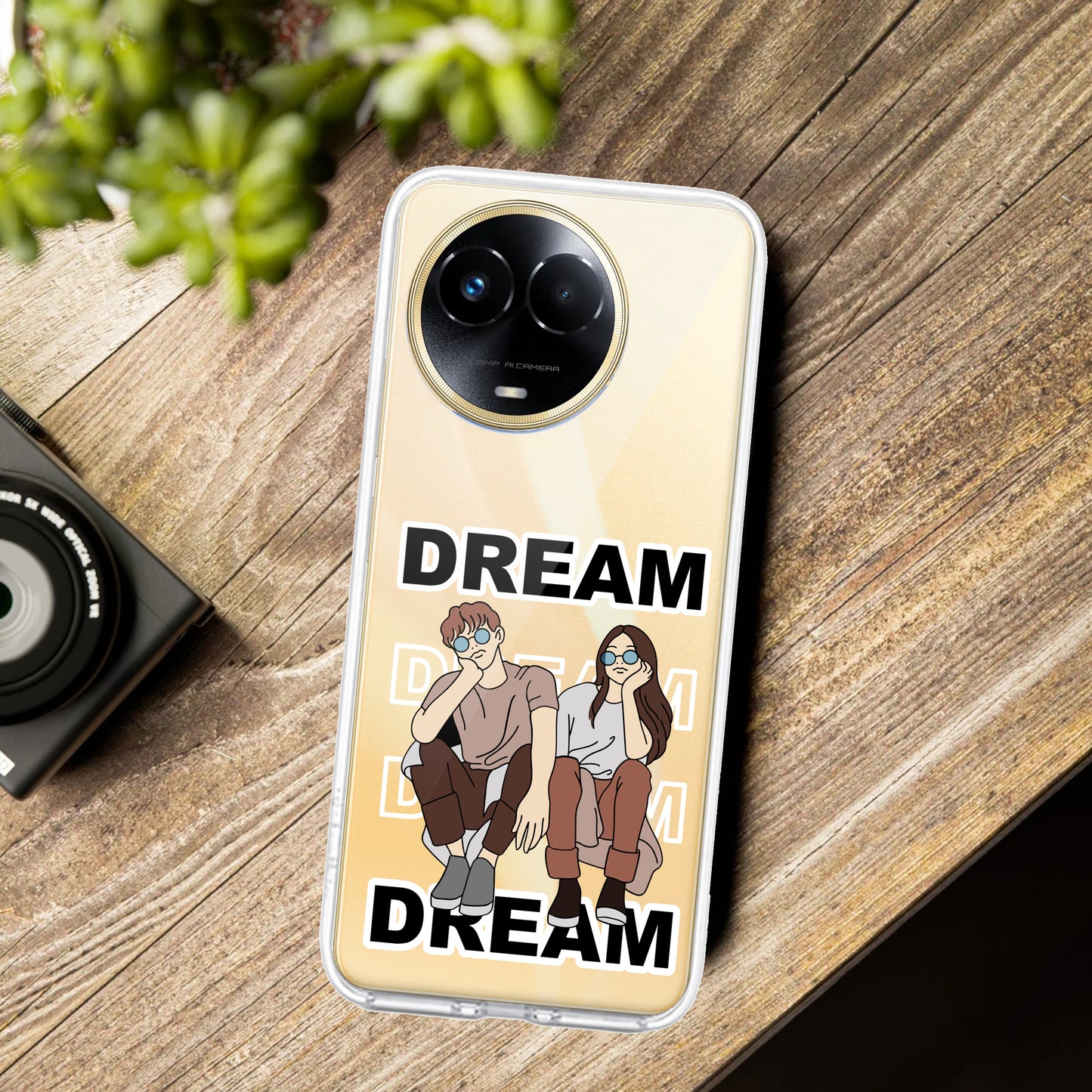 Couple Dream Customize Transparent Silicon Case For Realme/Narzo ShopOnCliQ