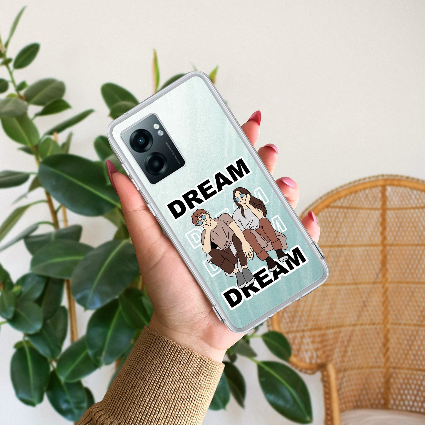 Couple Dream Customize Transparent Silicon Case For Realme/Narzo ShopOnCliQ