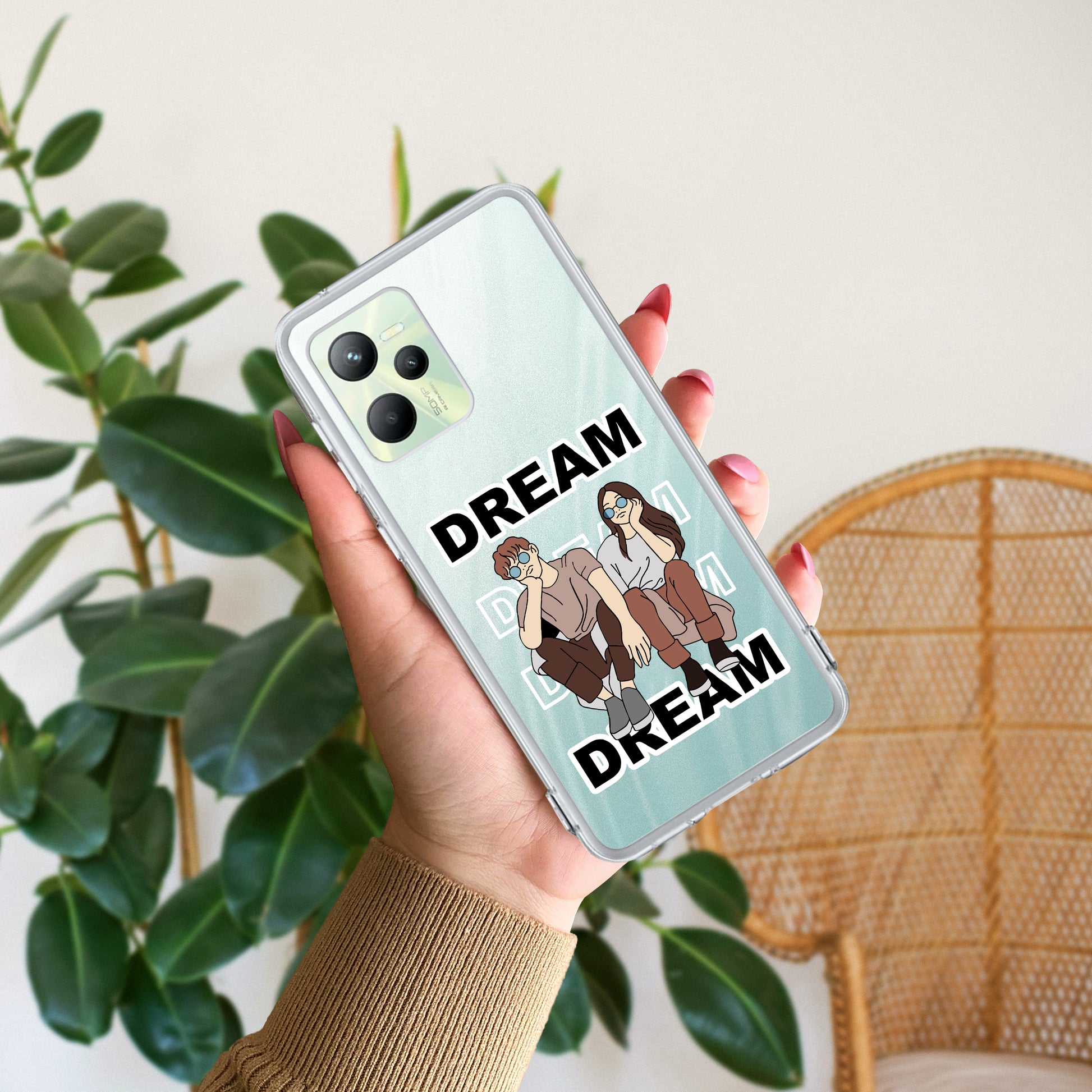 Couple Dream Customize Transparent Silicon Case For Realme/Narzo ShopOnCliQ