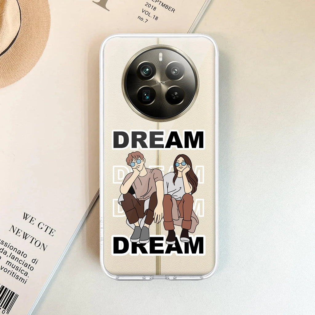 Couple Dream Transparent Silicon Case For Realme 14 Pro Plus 5G