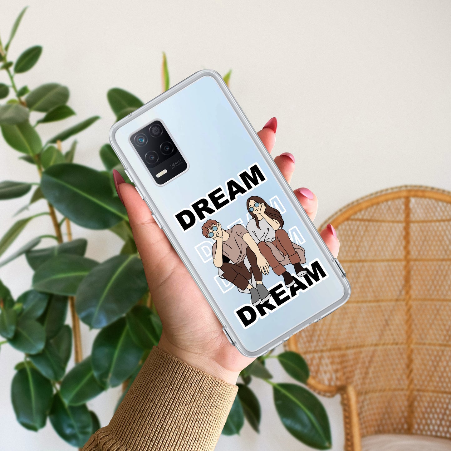 Couple Dream Customize Transparent Silicon Case For Realme/Narzo ShopOnCliQ