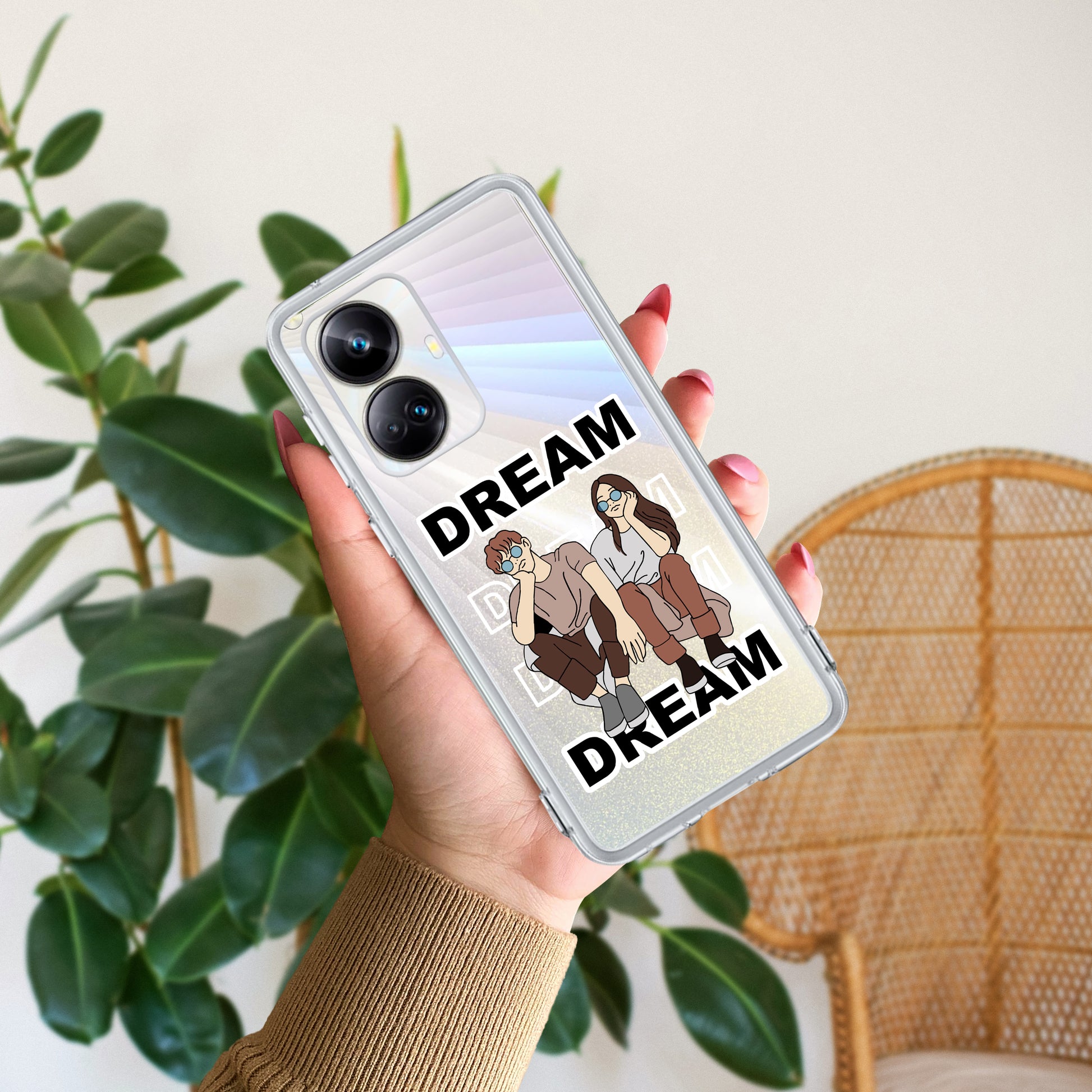 Couple Dream Customize Transparent Silicon Case For Realme/Narzo ShopOnCliQ