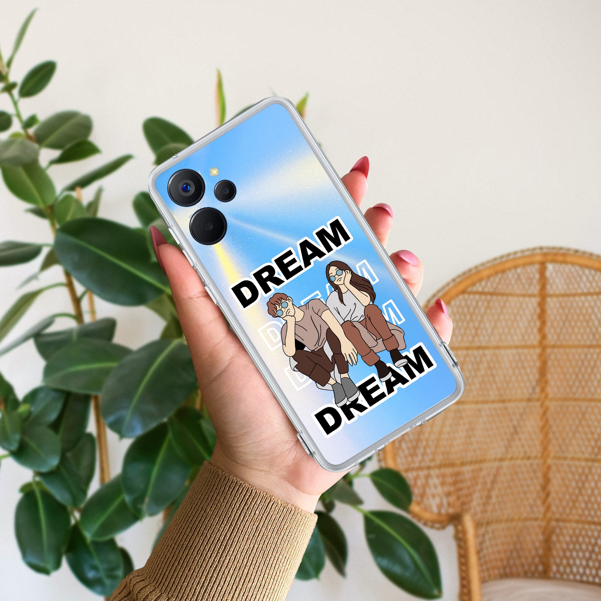 Couple Dream Customize Transparent Silicon Case For Realme/Narzo ShopOnCliQ