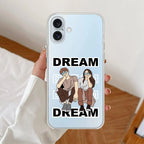 Couple Dream Anti Yellow Clear Case For iPhone 17