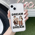 Couple Dream Transparent Silicon Case For iPhone 14 Plus