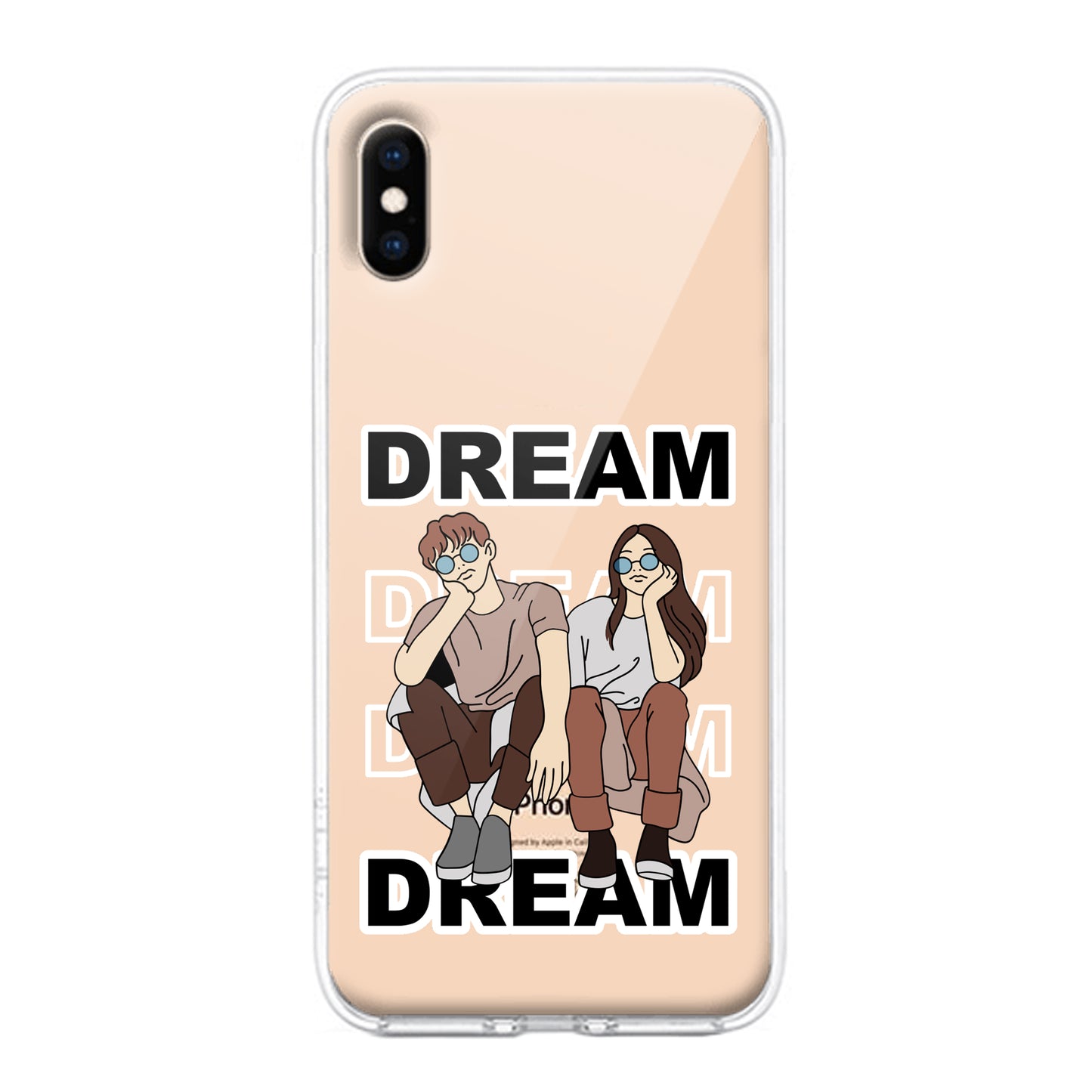 Couple Dream Transparent Silicon Case For IPhone ShopOnCliQ