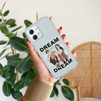 Couple Dream Transparent Silicon Case For Motorola G85 5G