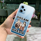 Couple Dream Transparent Silicon Case For Redmi Note 14 Pro 5G